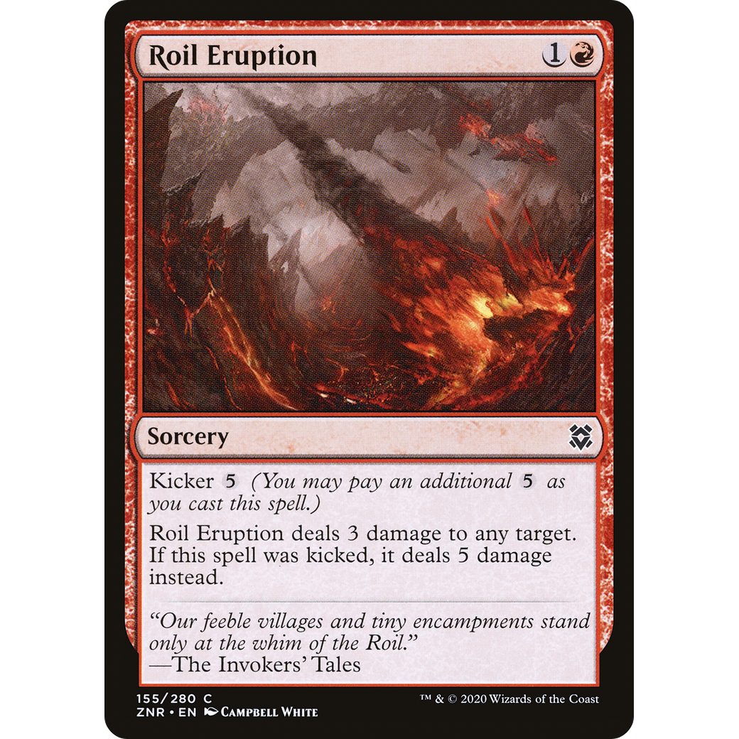 Roil Eruption (ZNR-155) - Zendikar Rising Foil