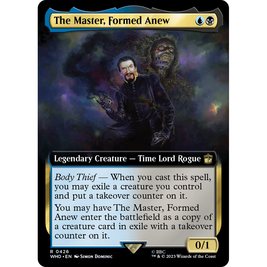 The Master, Formed Anew (Extended Art) (WHO-426) - Doctor Who: (Extended Art)