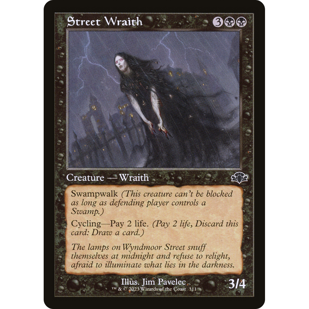 Street Wraith (Retro Frame) (DMR-311) - Dominaria Remastered Foil