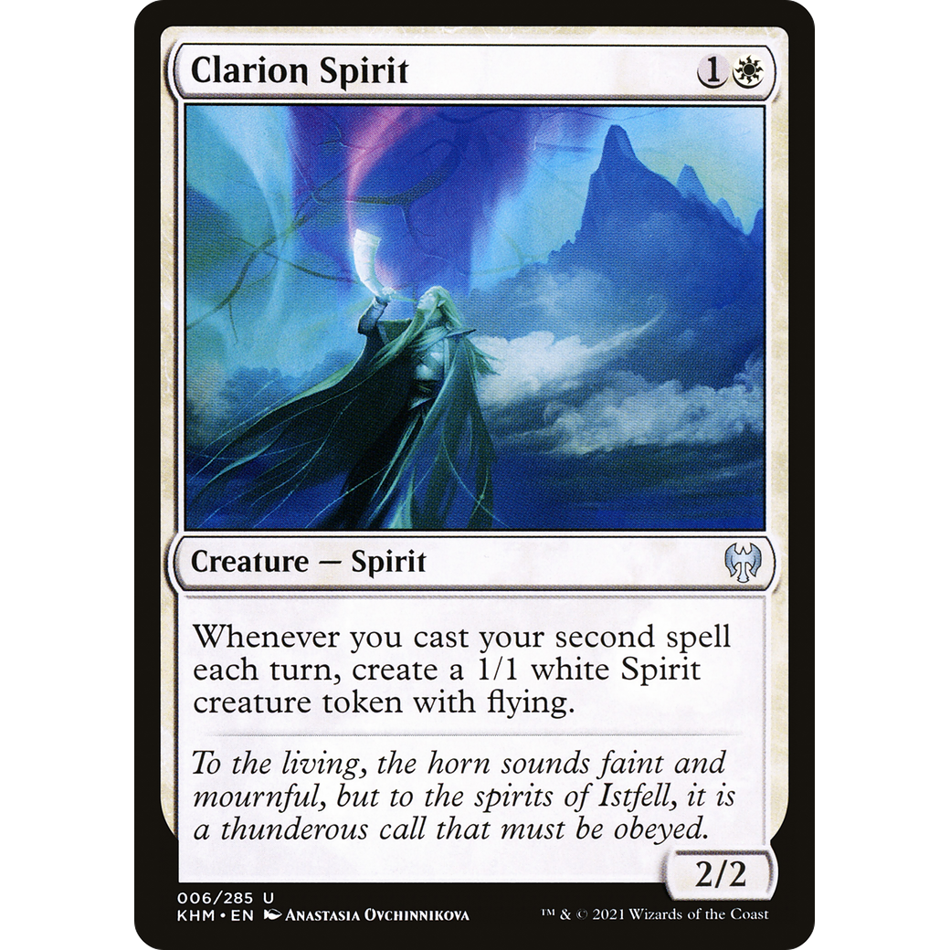 Clarion Spirit (KHM-006) - Kaldheim Foil