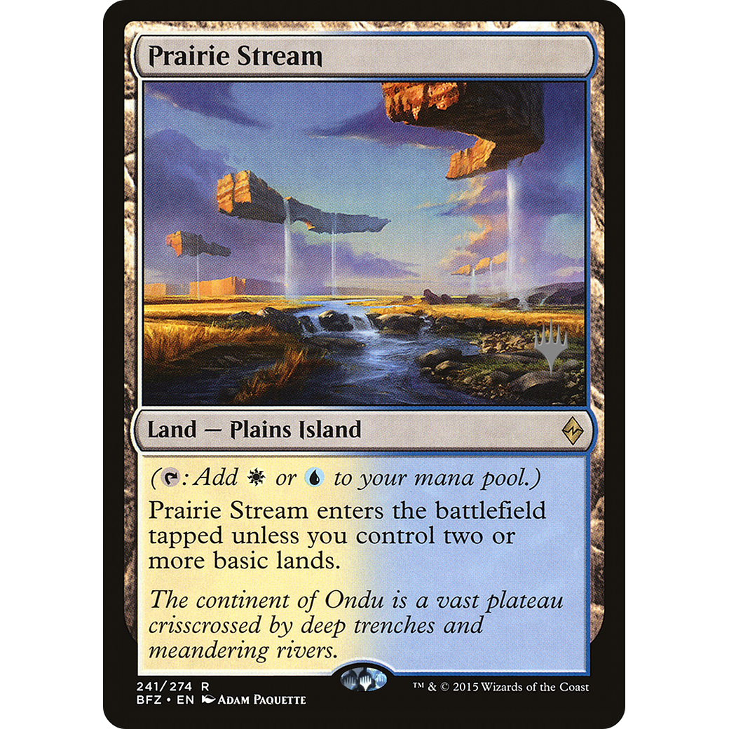 Prairie Stream (PPKHM-) - Battle for Zendikar Promos Foil