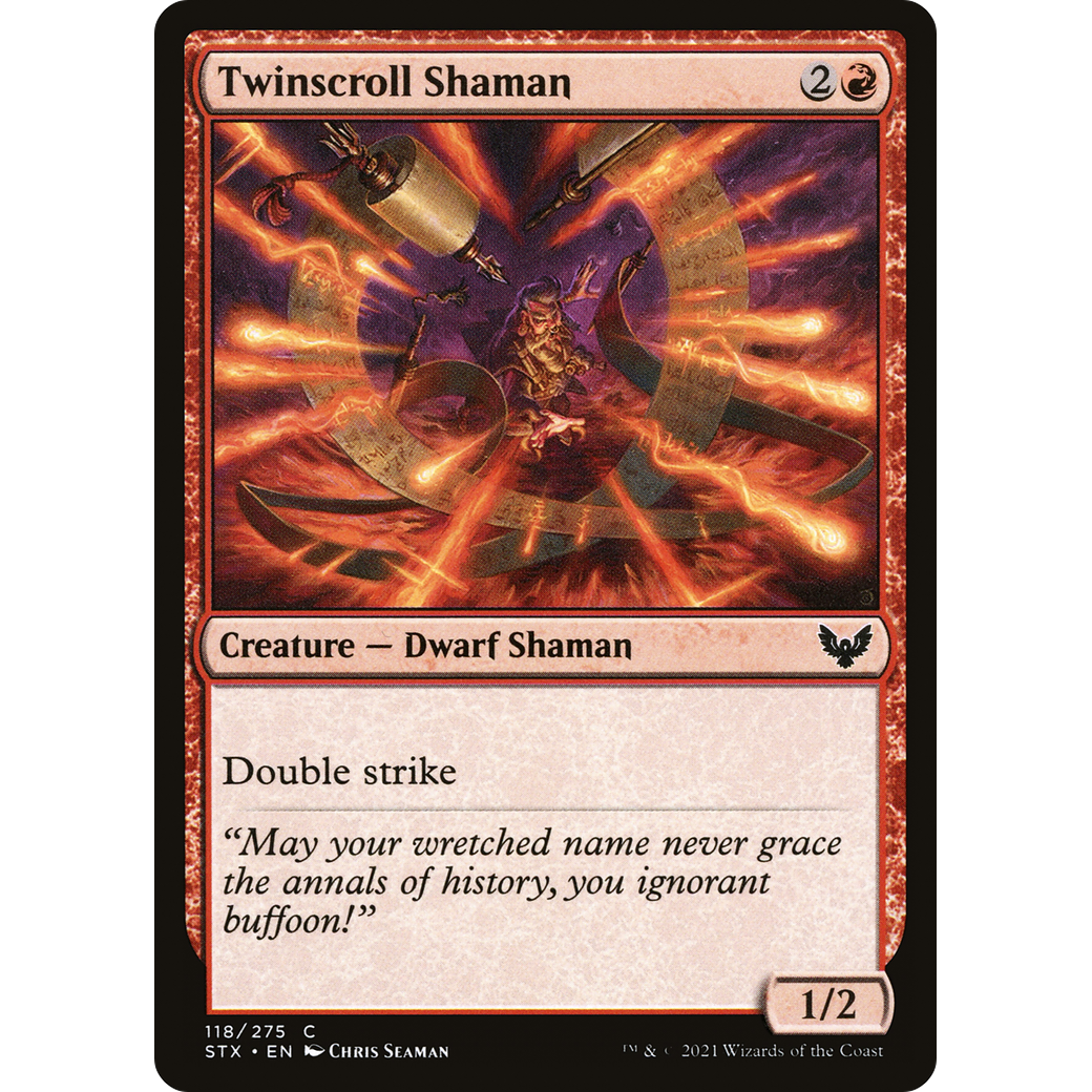 Twinscroll Shaman (STX-118) - Strixhaven: School of Mages