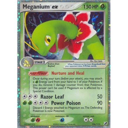 Meganium ex 106/115 - Unseen Forces Holofoil