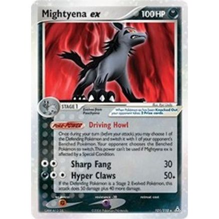 Mightyena ex 101/110 - Holon Phantoms Holofoil