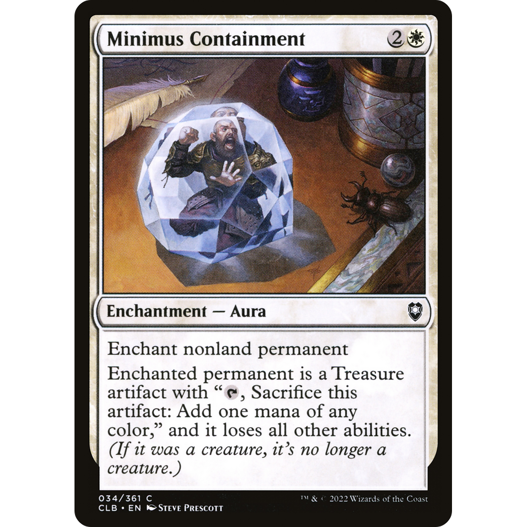 Minimus Containment (CLB-034) - Commander Legends: Battle for Baldur's Gate