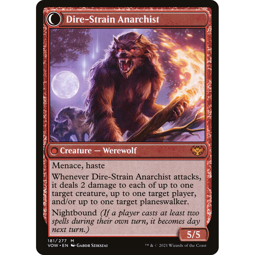 Volatile Arsonist (VOW-181) - Innistrad: Crimson Vow: (Double Faced Transform)