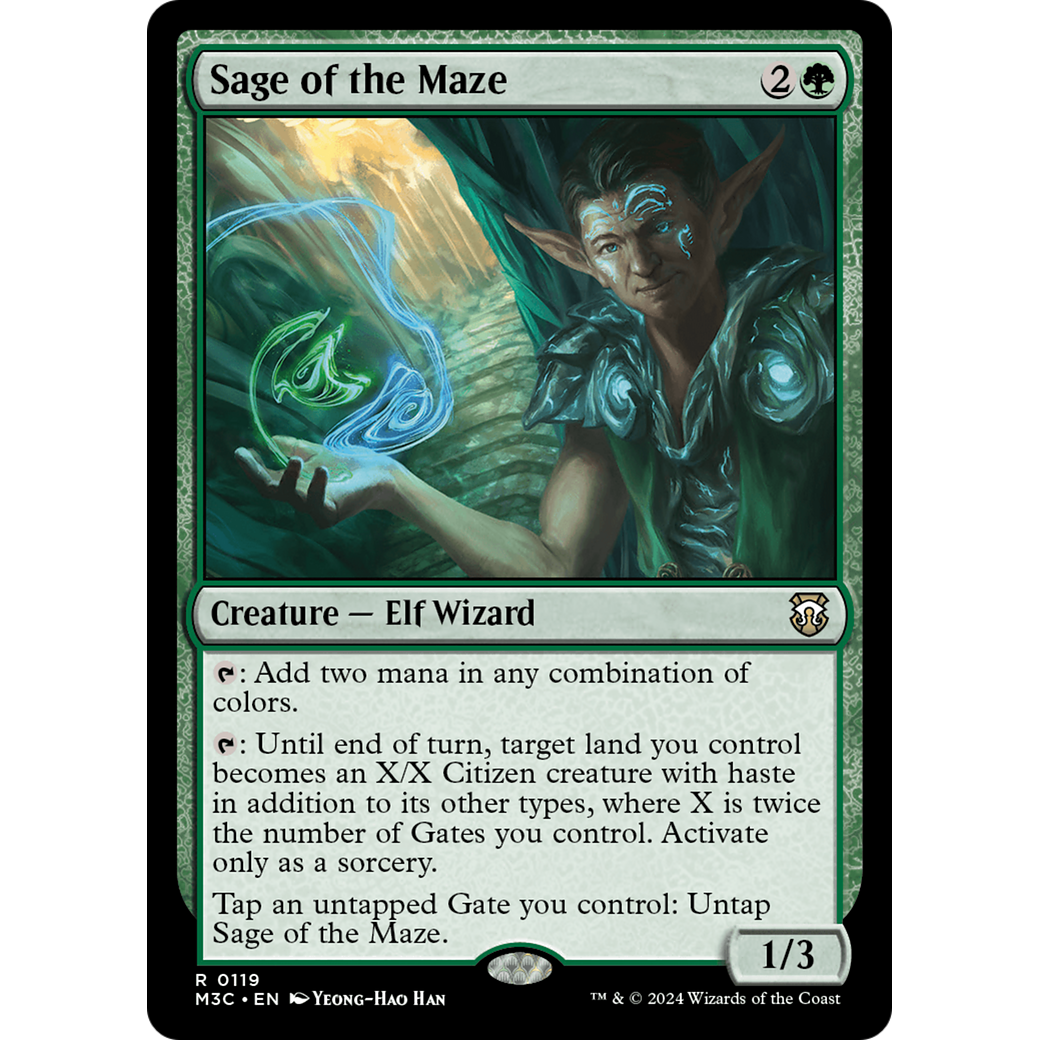 Sage of the Maze (M3C-119) - Modern Horizons 3 Commander
