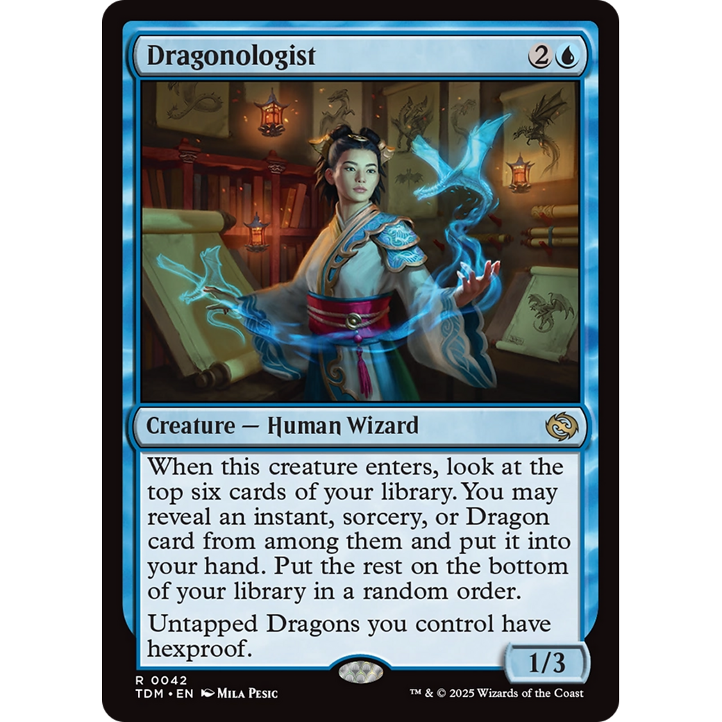 Dragonologist (TDM-042) - Tarkir: Dragonstorm Foil