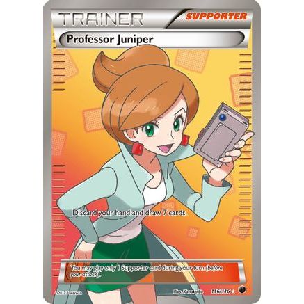 Professor Juniper (116 Full Art) 116/116 - Plasma Freeze Holofoil