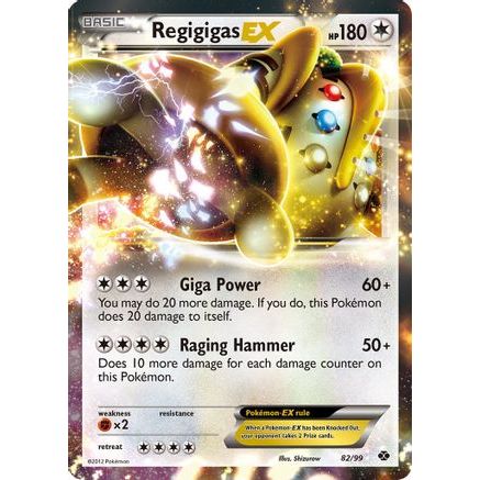 Regigigas EX 82/99 - Next Destinies Holofoil