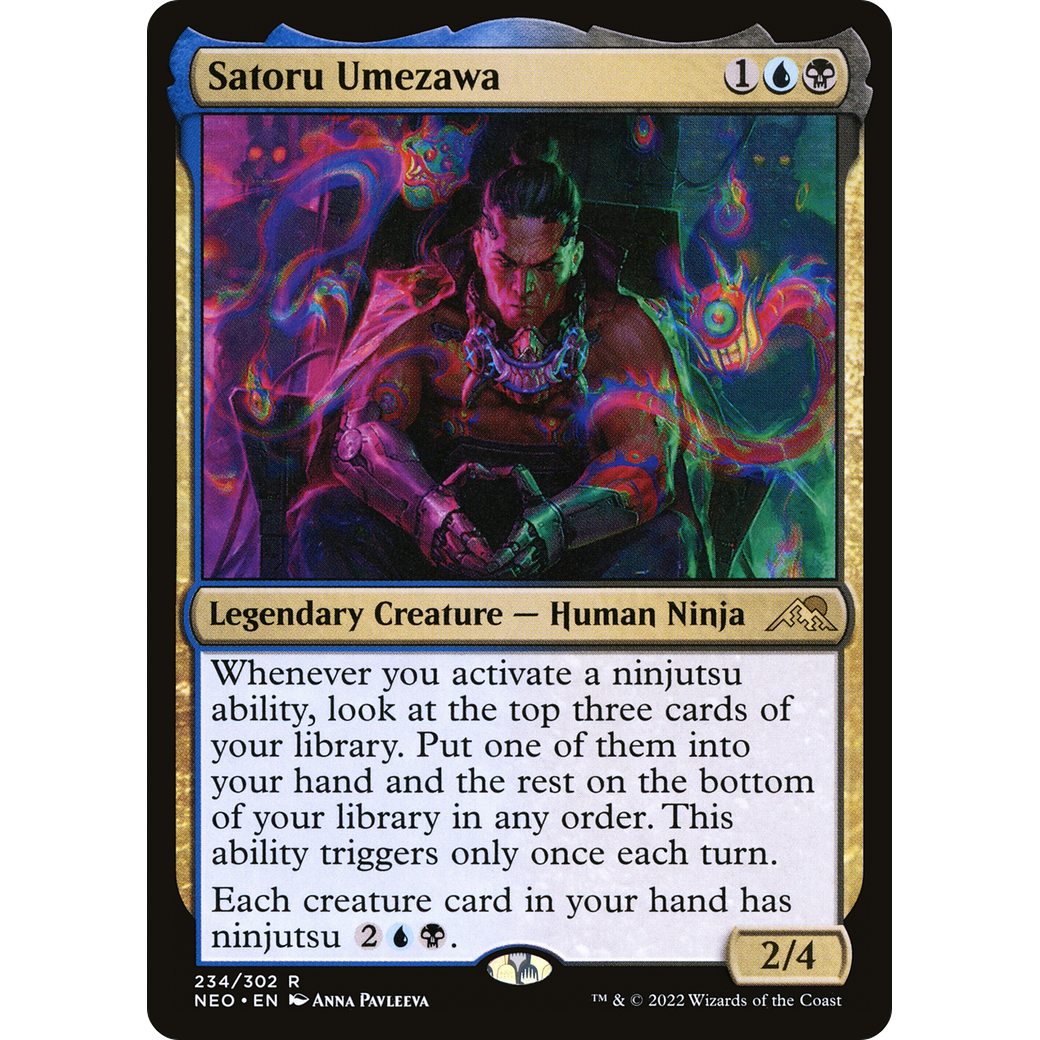 Satoru Umezawa (NEO-234) - Kamigawa: Neon Dynasty
