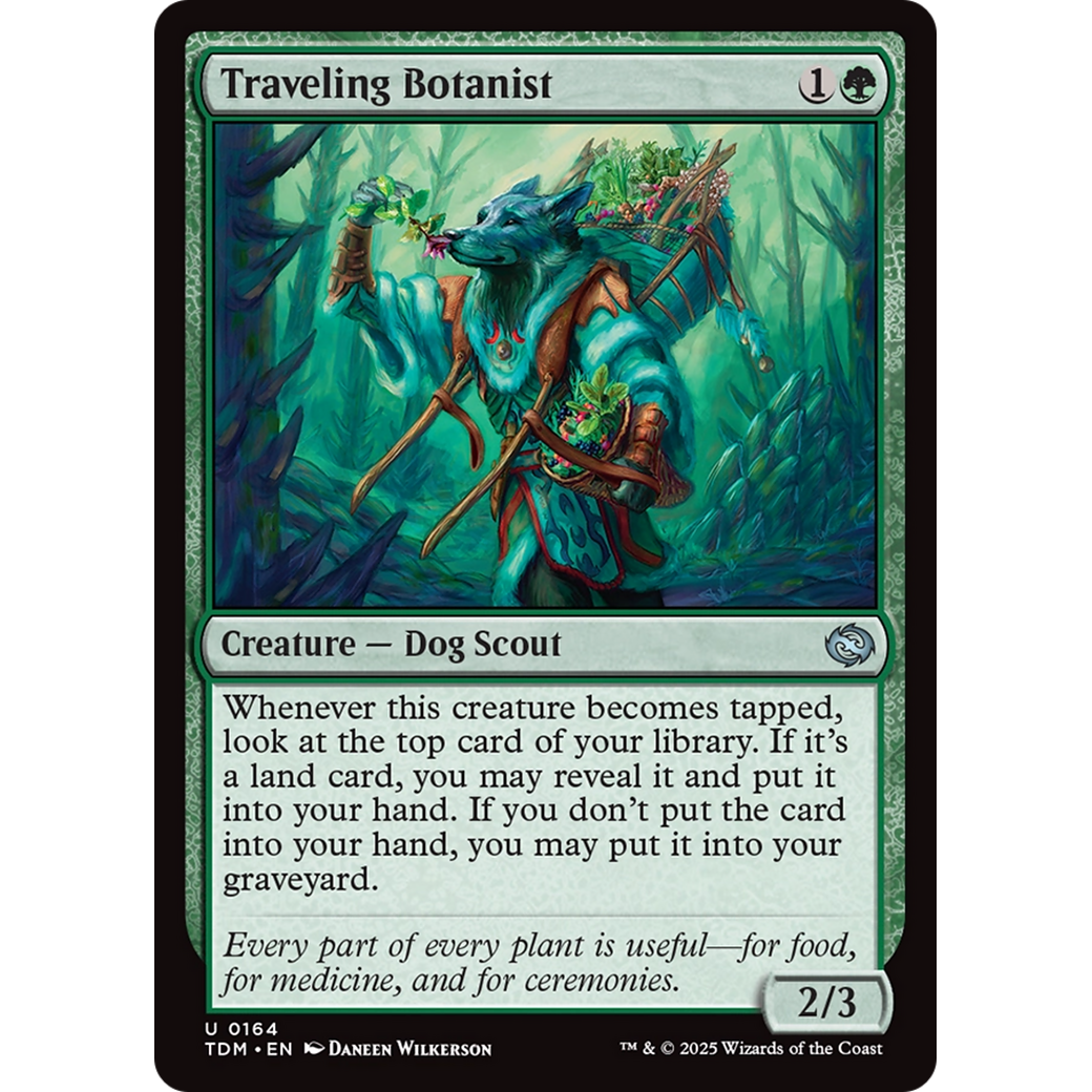 Traveling Botanist (TDM-164) - Tarkir: Dragonstorm Foil