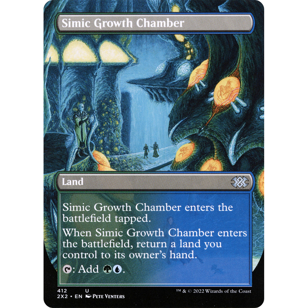 Simic Growth Chamber (Borderless) (2X2-412) - Double Masters 2022 (Borderless) Foil