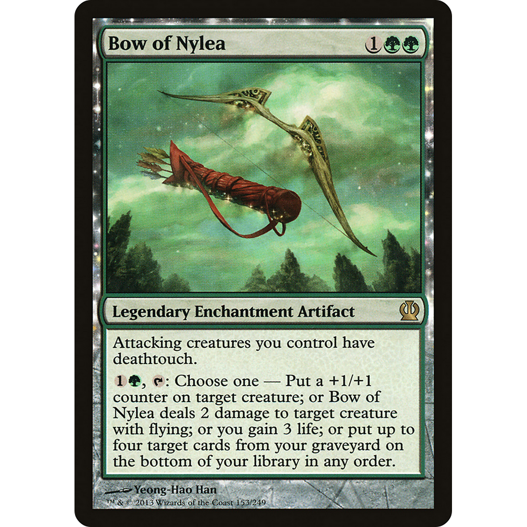 Bow of Nylea (THS-153) - Theros: (enchantment)