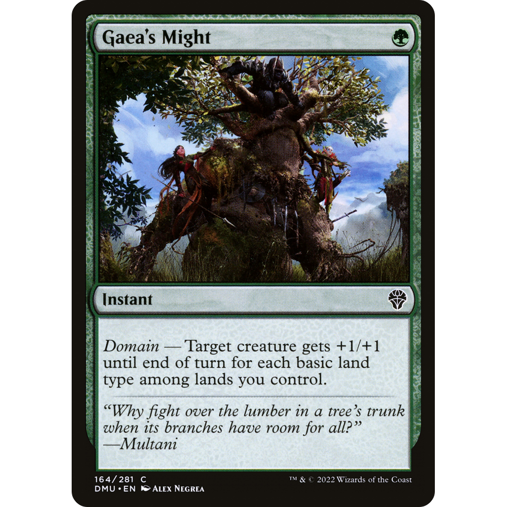 Gaea's Might (DMU-164) - Dominaria United