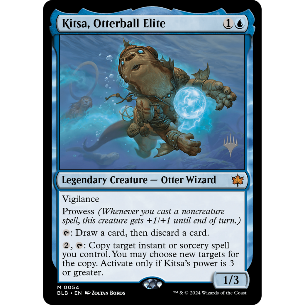 Kitsa, Otterball Elite (PPBLB-54P) - Bloomburrow Promos