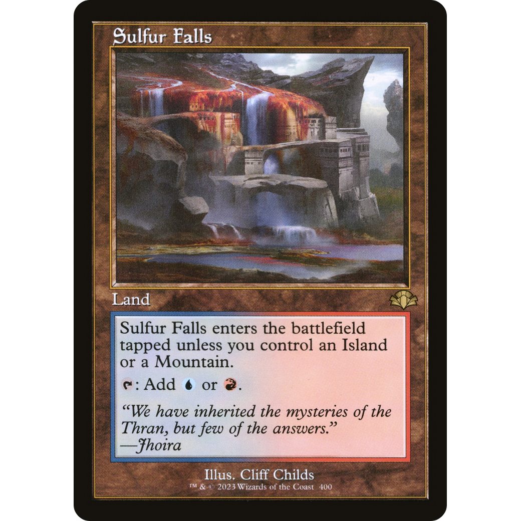 Sulfur Falls (Retro Frame) (DMR-400) - Dominaria Remastered Foil