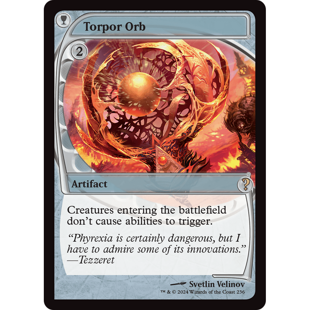 Torpor Orb (Future Sight) (MB2-236) - Mystery Booster 2 Foil