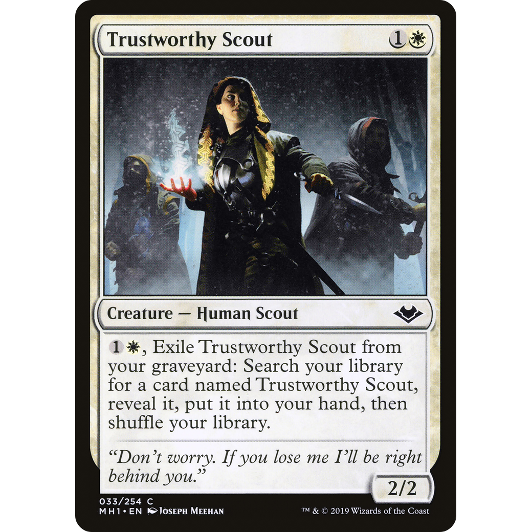 Trustworthy Scout (MH1-033) - Modern Horizons