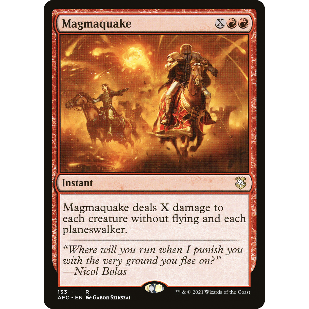 Magmaquake (AFC-133) - Forgotten Realms Commander