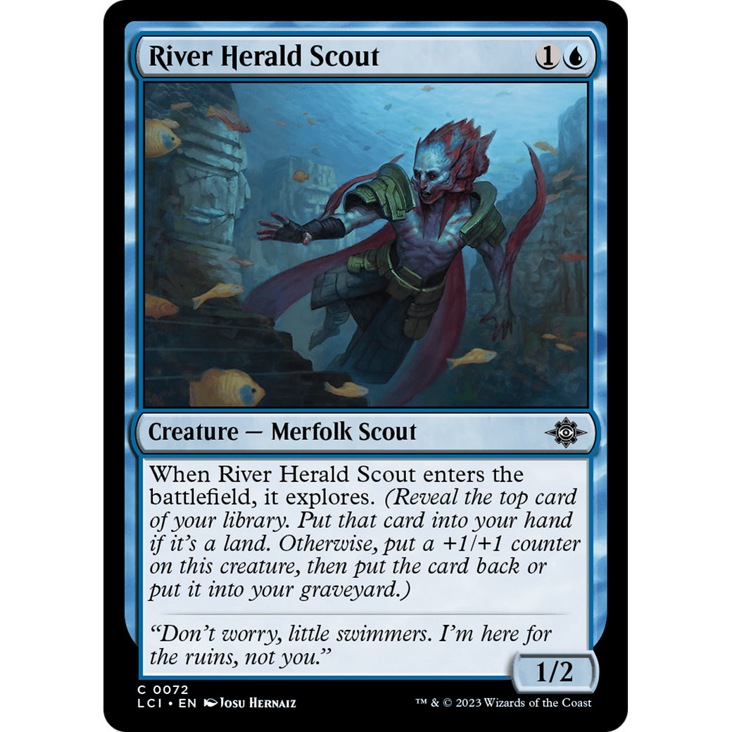 River Herald Scout (LCI-072) - The Lost Caverns of Ixalan