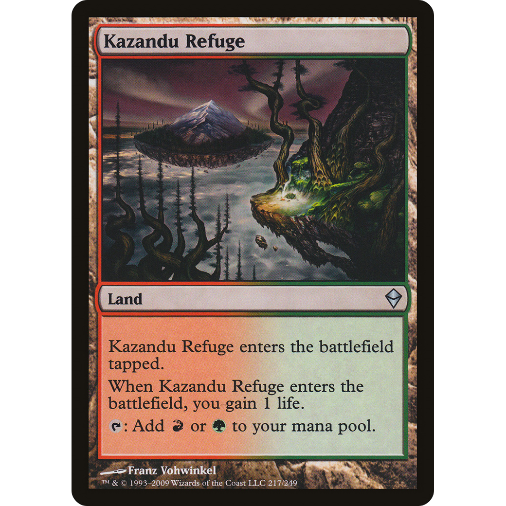 Kazandu Refuge (ZEN-217) - Zendikar Foil