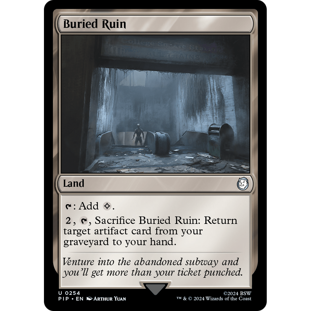Buried Ruin (PIP-254) - Fallout Foil
