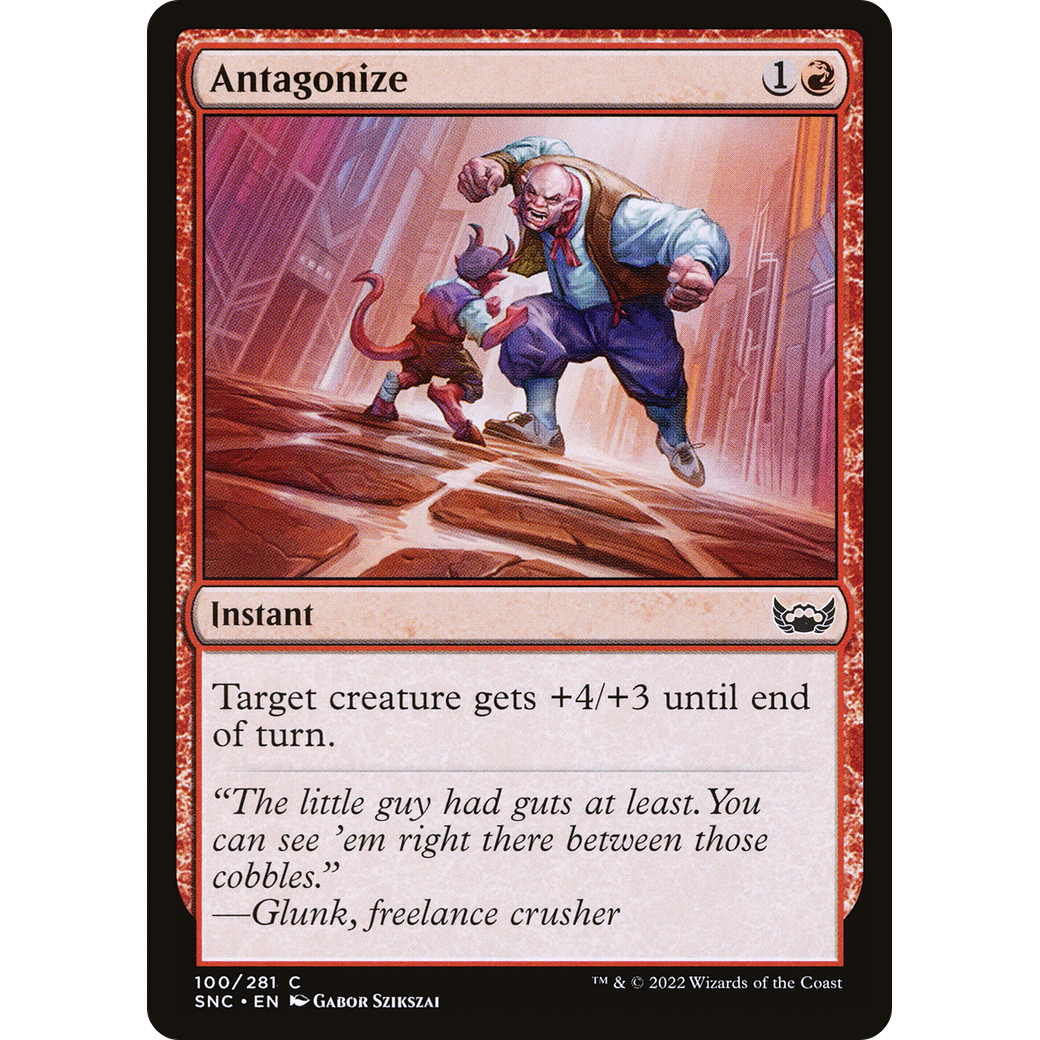Antagonize (SNC-100) - Streets of New Capenna Foil