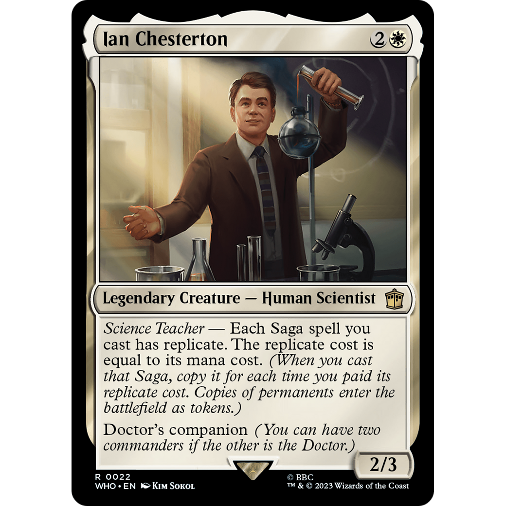Ian Chesterton (WHO-022) - Doctor Who Foil