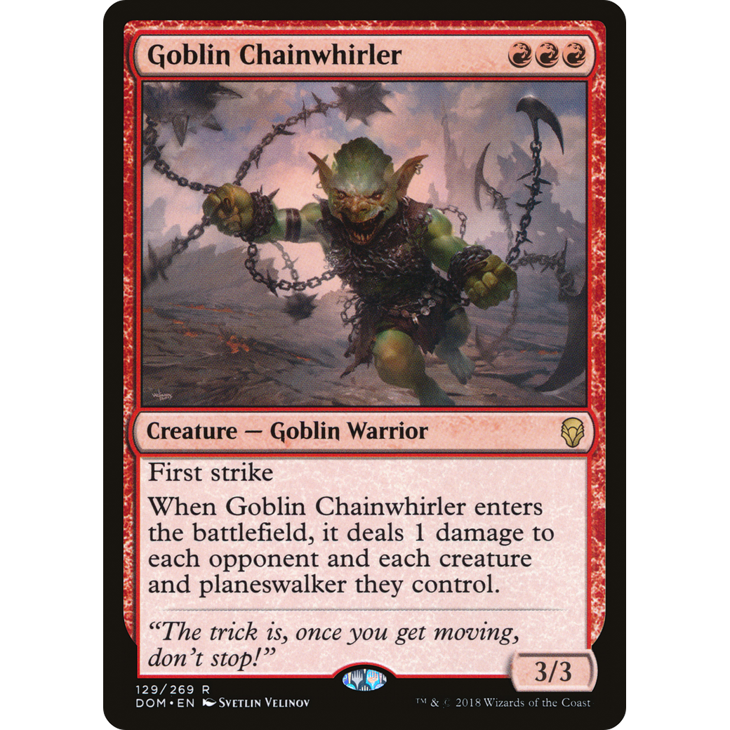 Goblin Chainwhirler (DOM-129) - Dominaria