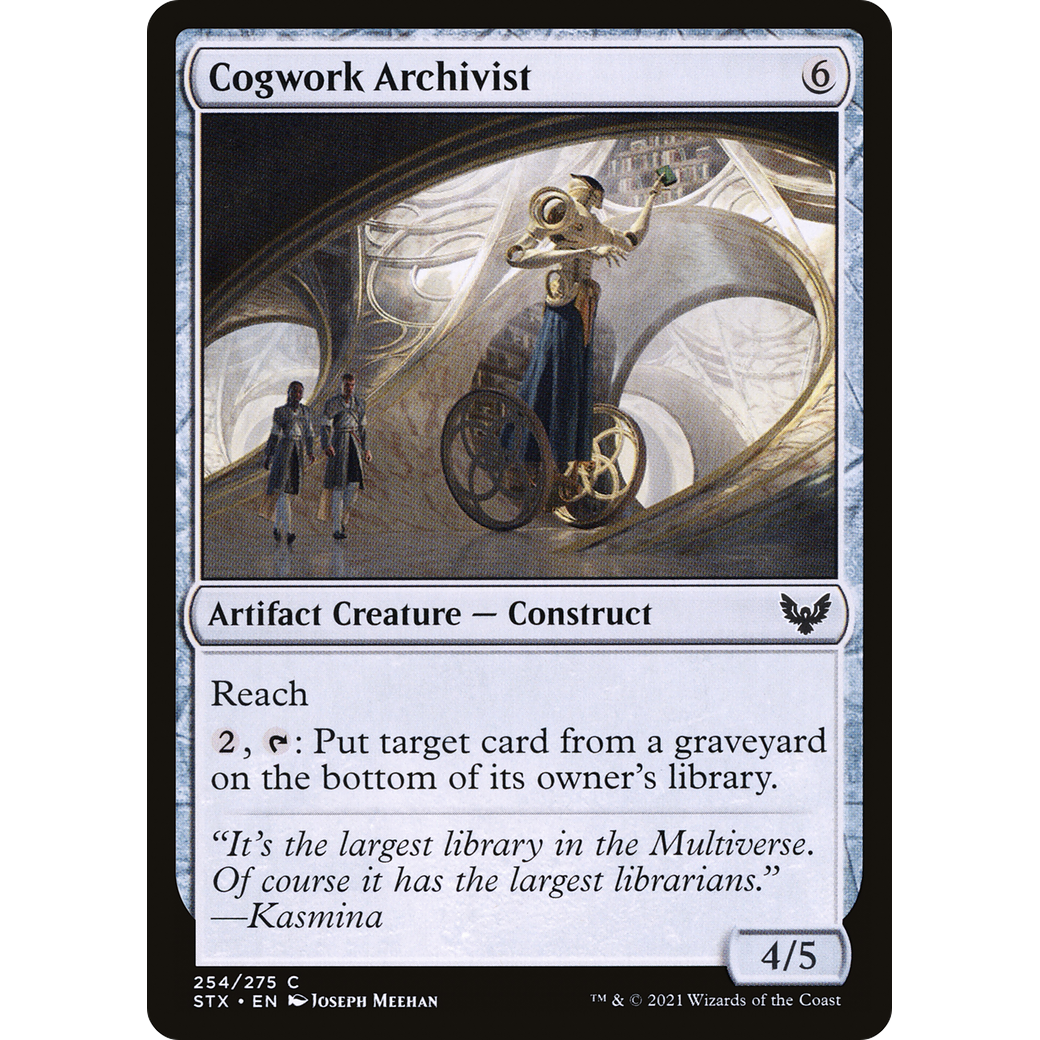 Cogwork Archivist (STX-254) - Strixhaven: School of Mages