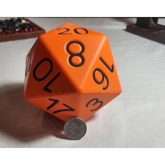 Big Foam Dice 4 inch D20's (11 colors) by Zucati: Yellow