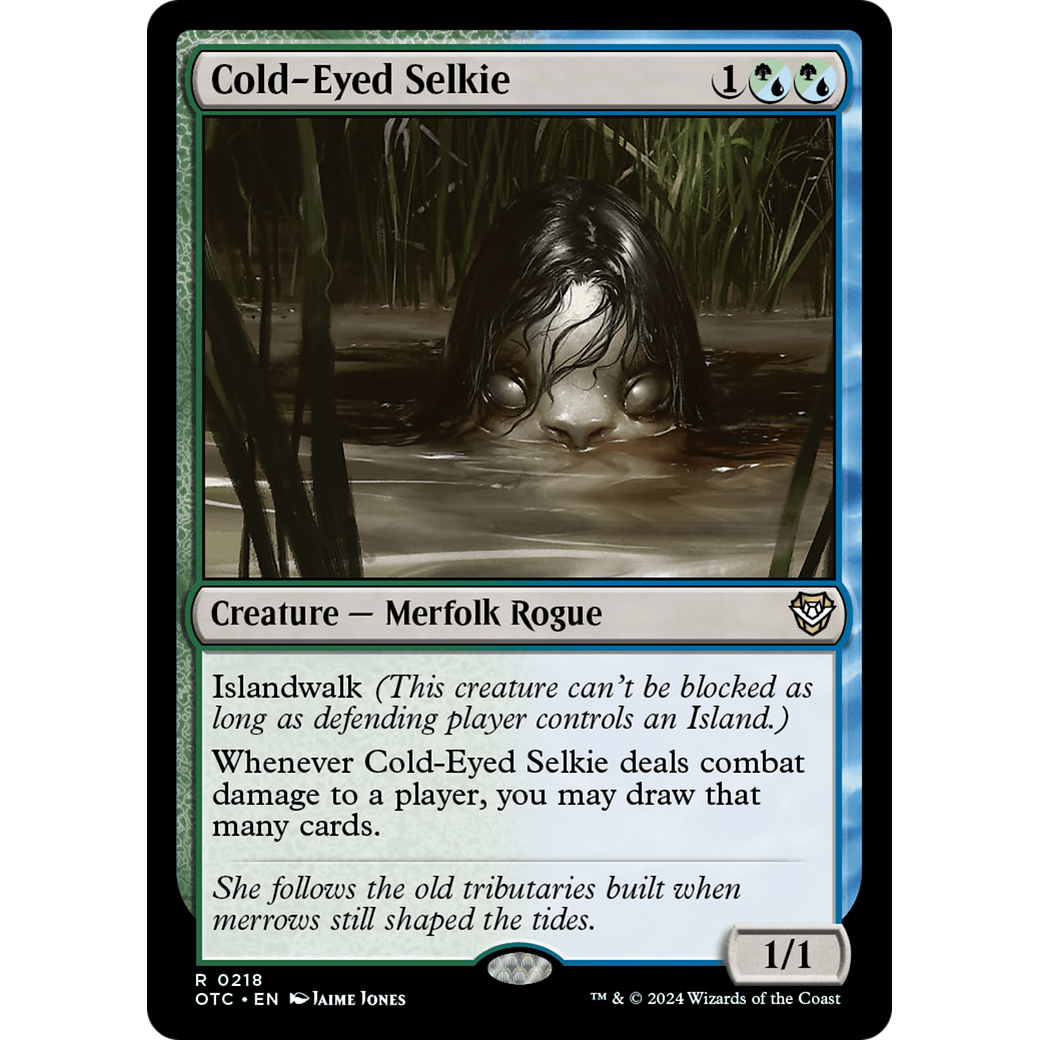 Cold-Eyed Selkie (OTC-218) - Outlaws of Thunder Junction Commander