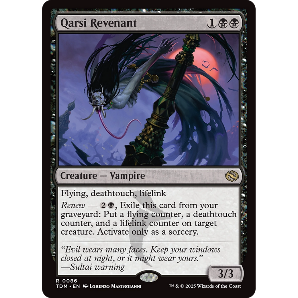 Qarsi Revenant (TDM-086) - Tarkir: Dragonstorm Foil