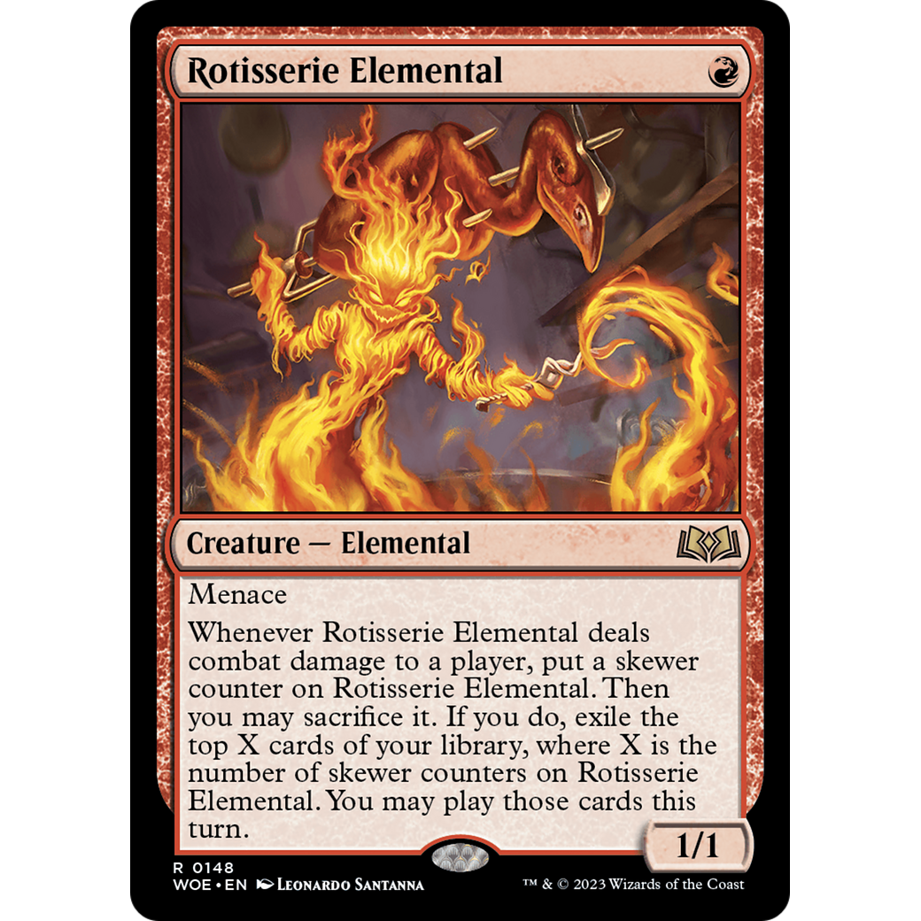 Rotisserie Elemental (WOE-148) - Wilds of Eldraine