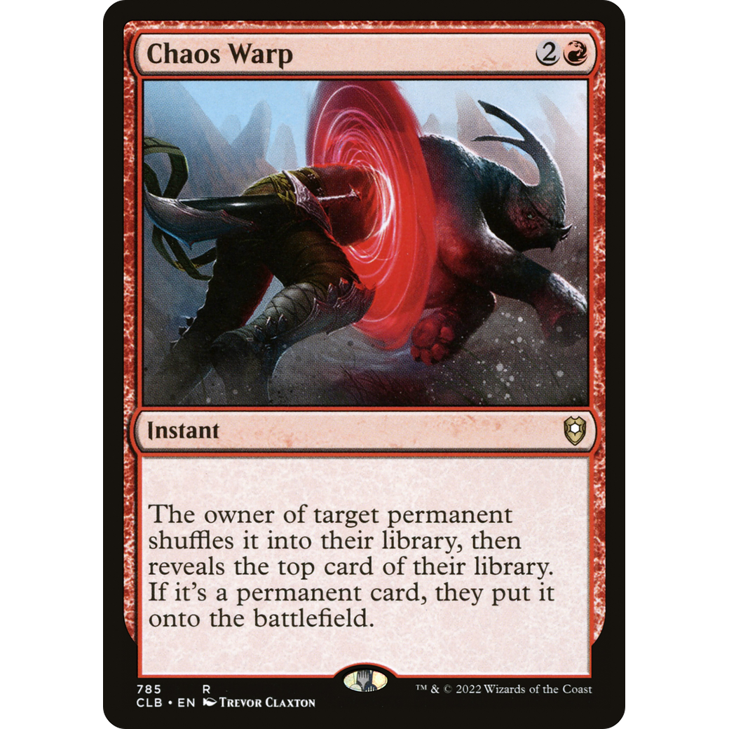 Chaos Warp (CLB-785) - Commander Legends: Battle for Baldur's Gate