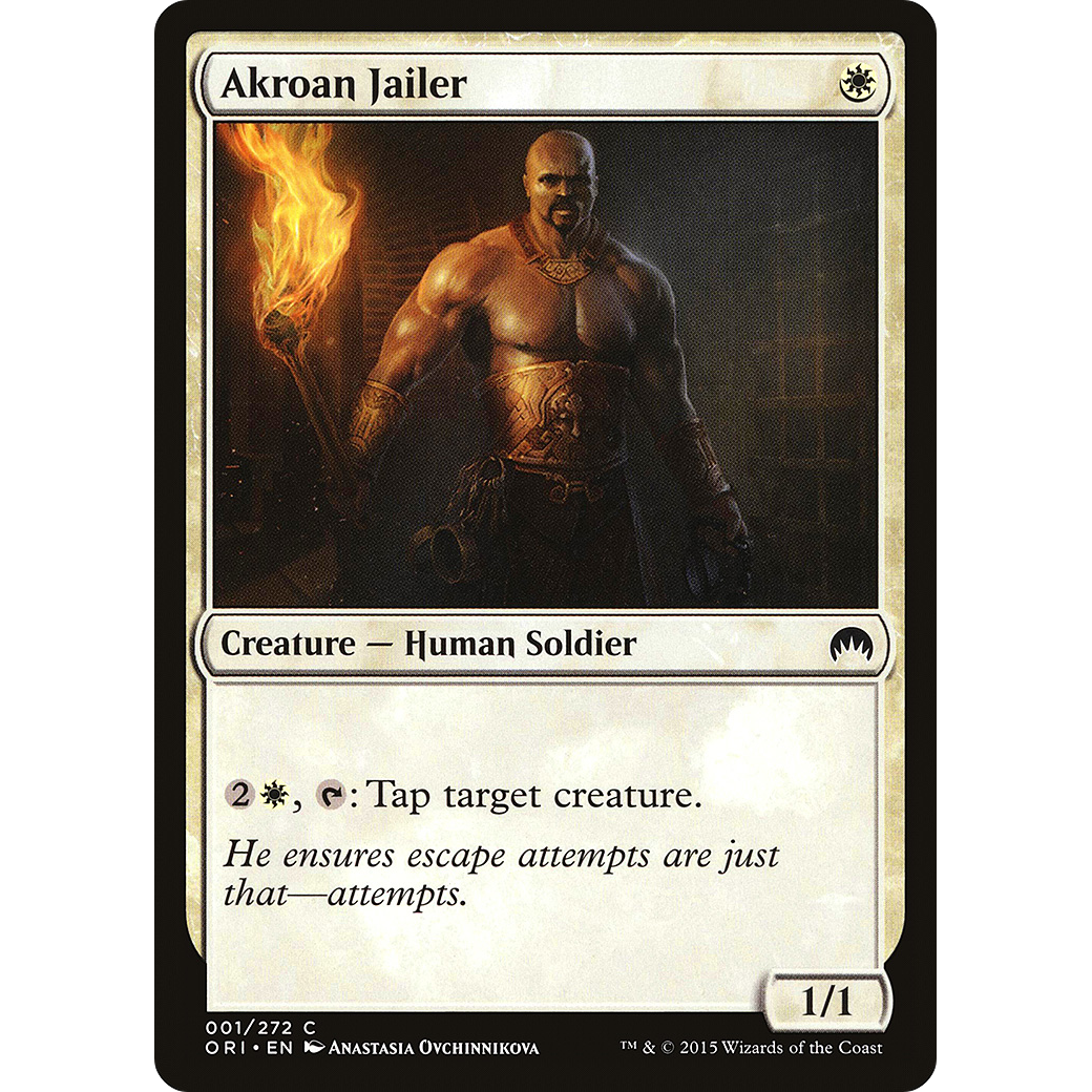 Akroan Jailer (ORI-001) - Magic Origins Foil