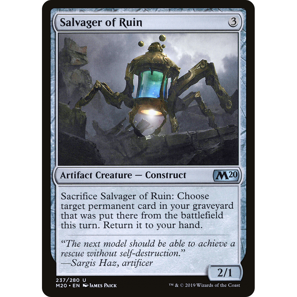 Salvager of Ruin (M20-237) - Core Set 2020