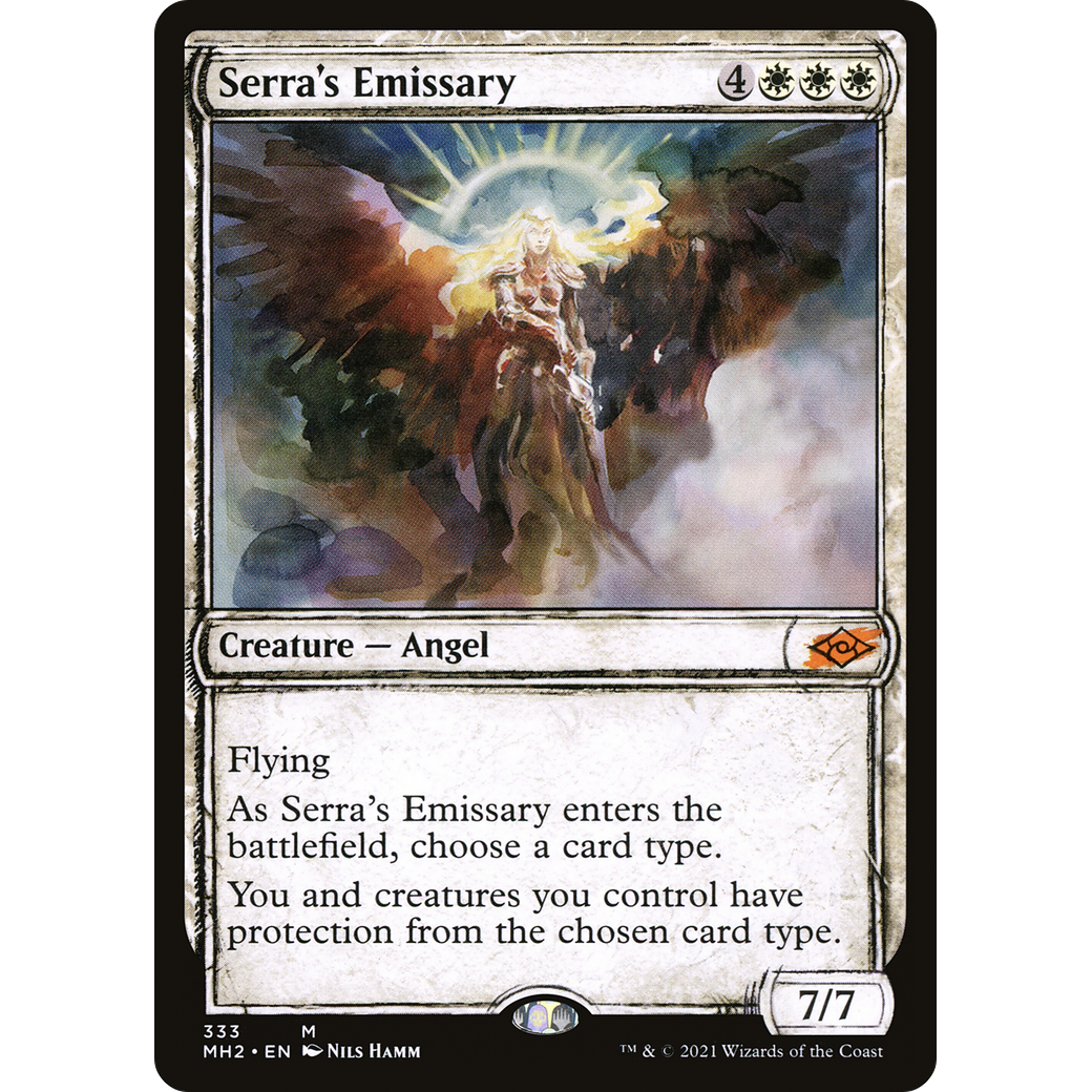 Serra's Emissary (Showcase) (MH2-333) - Modern Horizons 2: (Showcase) Foil