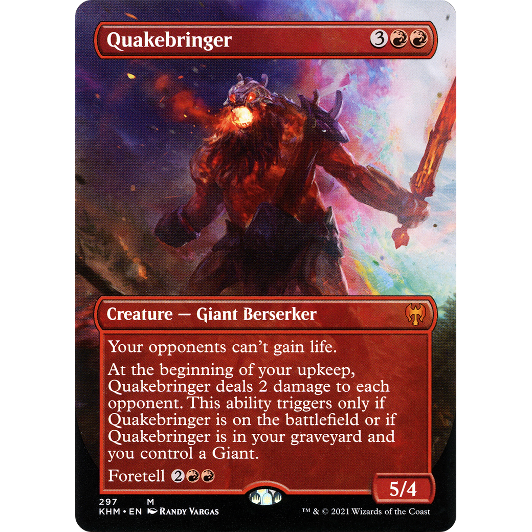 Quakebringer (Borderless) (KHM-297) - Kaldheim (Borderless)