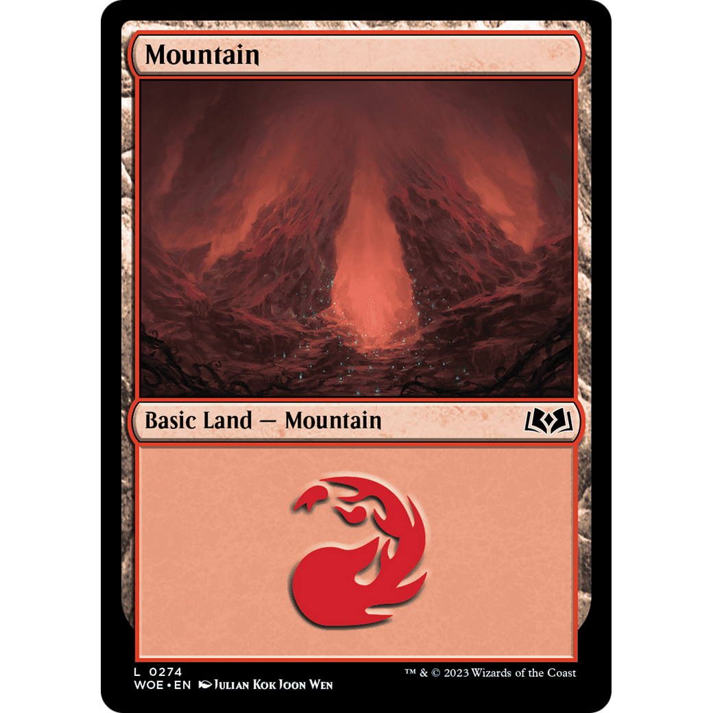 Mountain (WOE-274) - Wilds of Eldraine