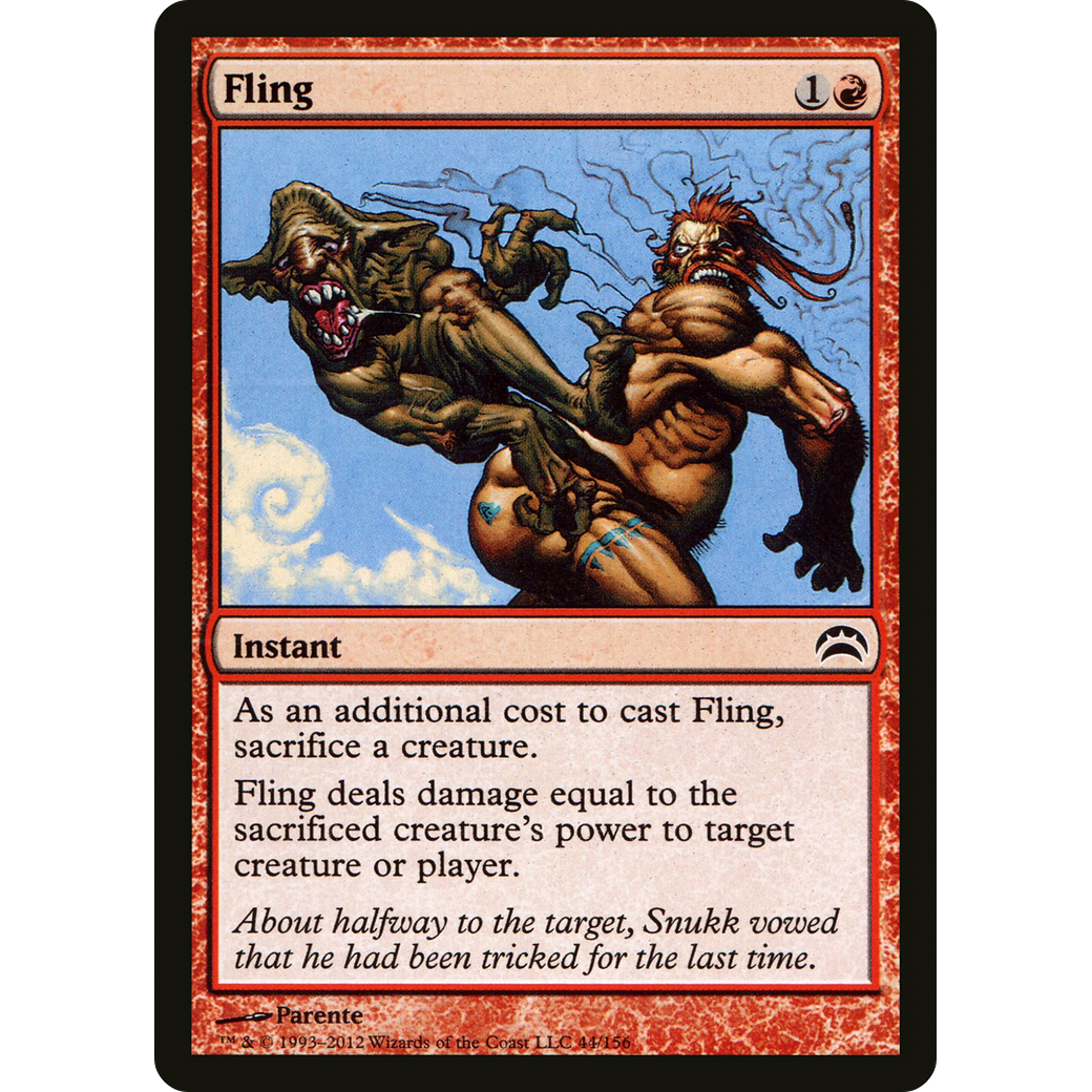 Fling (PC2-044) - Planechase 2012