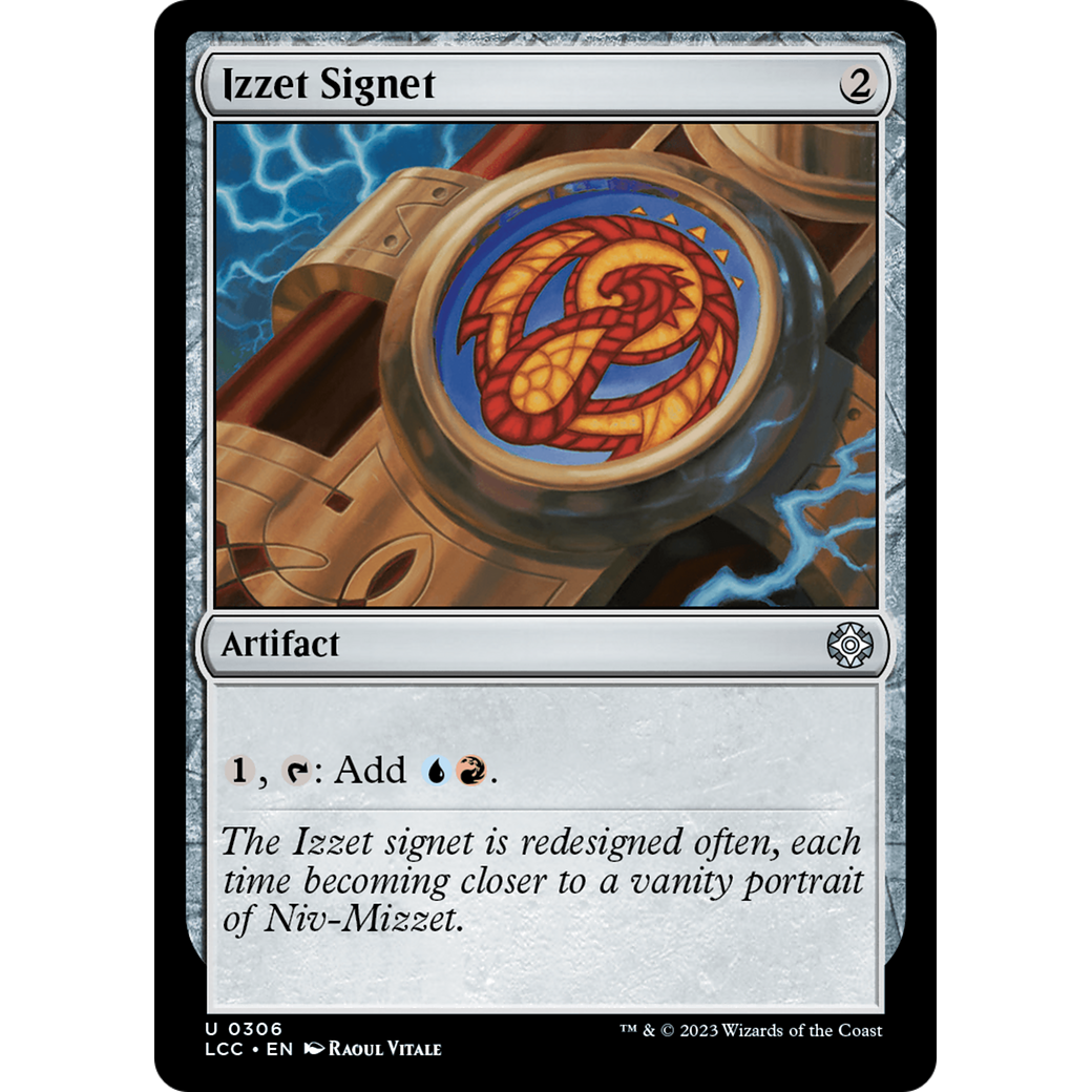 Izzet Signet (LCC-306) - The Lost Caverns of Ixalan Commander