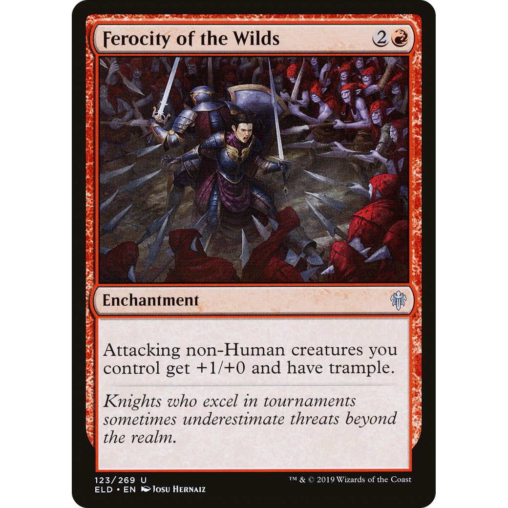 Ferocity of the Wilds (ELD-123) - Throne of Eldraine
