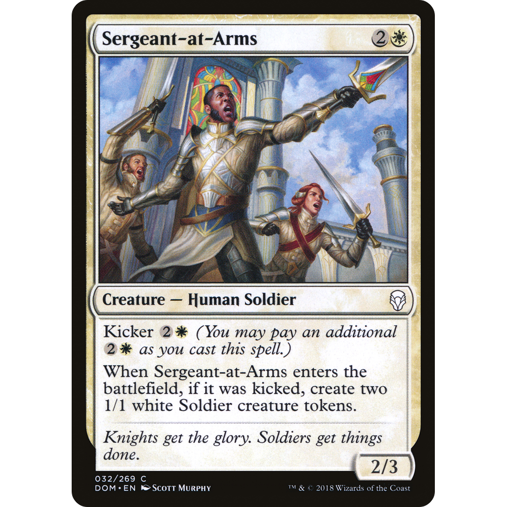Sergeant-at-Arms (DOM-032) - Dominaria