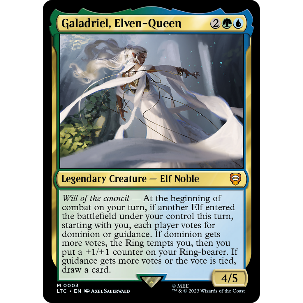 Galadriel, Elven-Queen (LTC-003) - Tales of Middle-earth Commander Foil