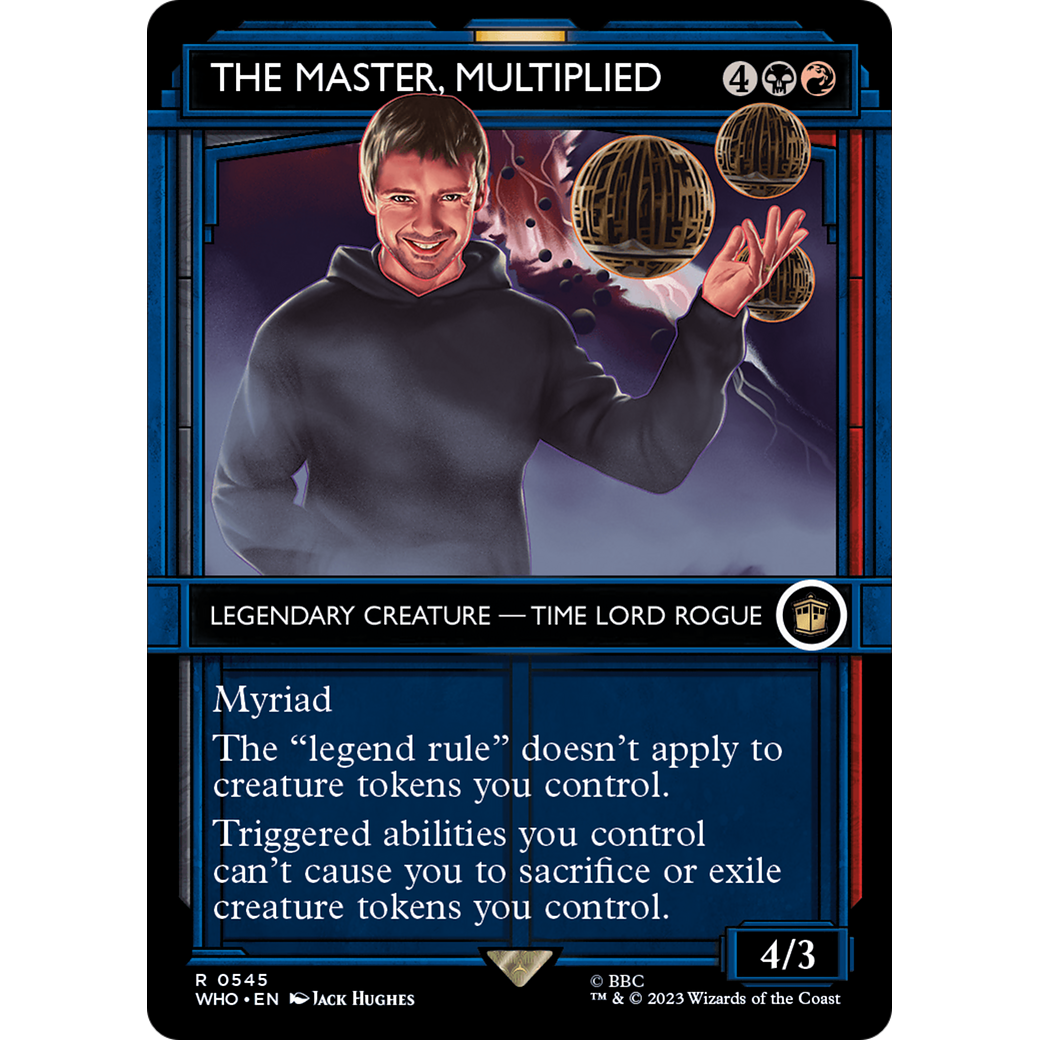 The Master, Multiplied (Showcase) (WHO-545) - Doctor Who: (Showcase) (Borderless) Foil