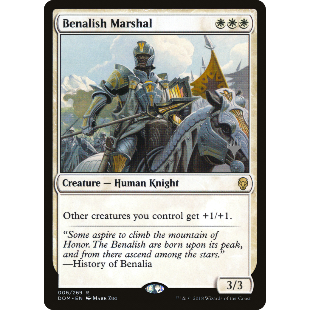 Benalish Marshal (PPM20-006) - Dominaria Promos Foil