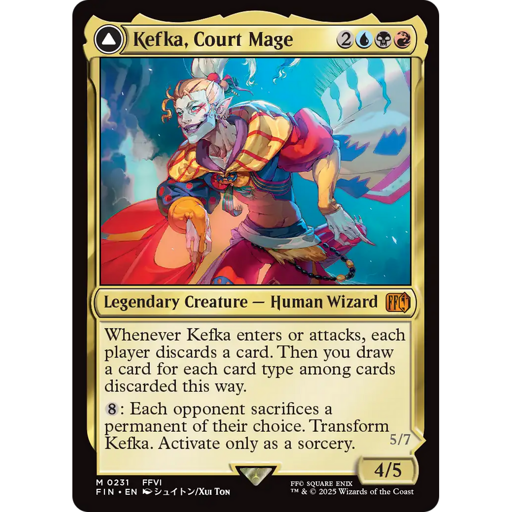 Kefka, Court Mage (FIN-231) - FINAL FANTASY Foil