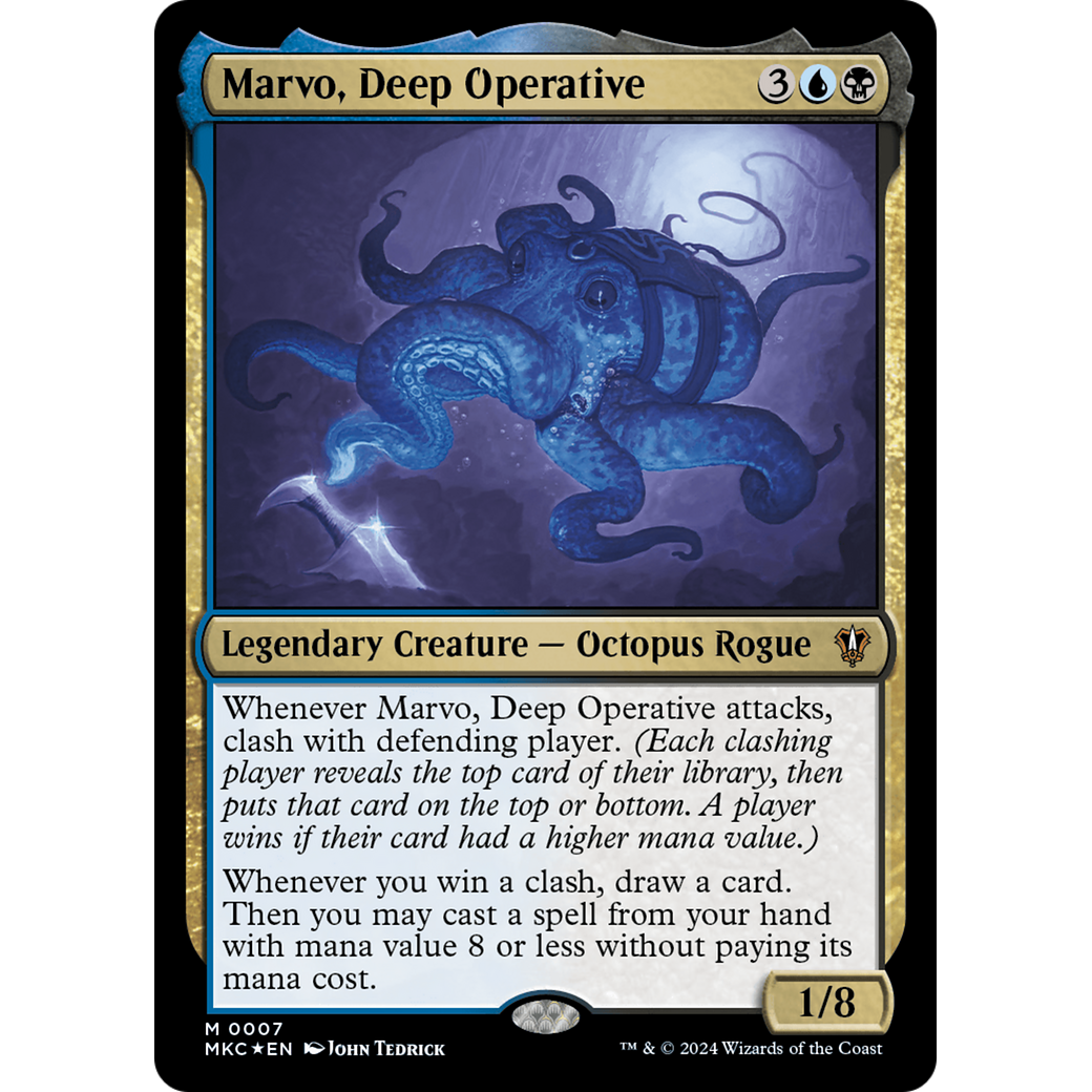 Marvo, Deep Operative (MKC-007) - Murders at Karlov Manor Commander Foil